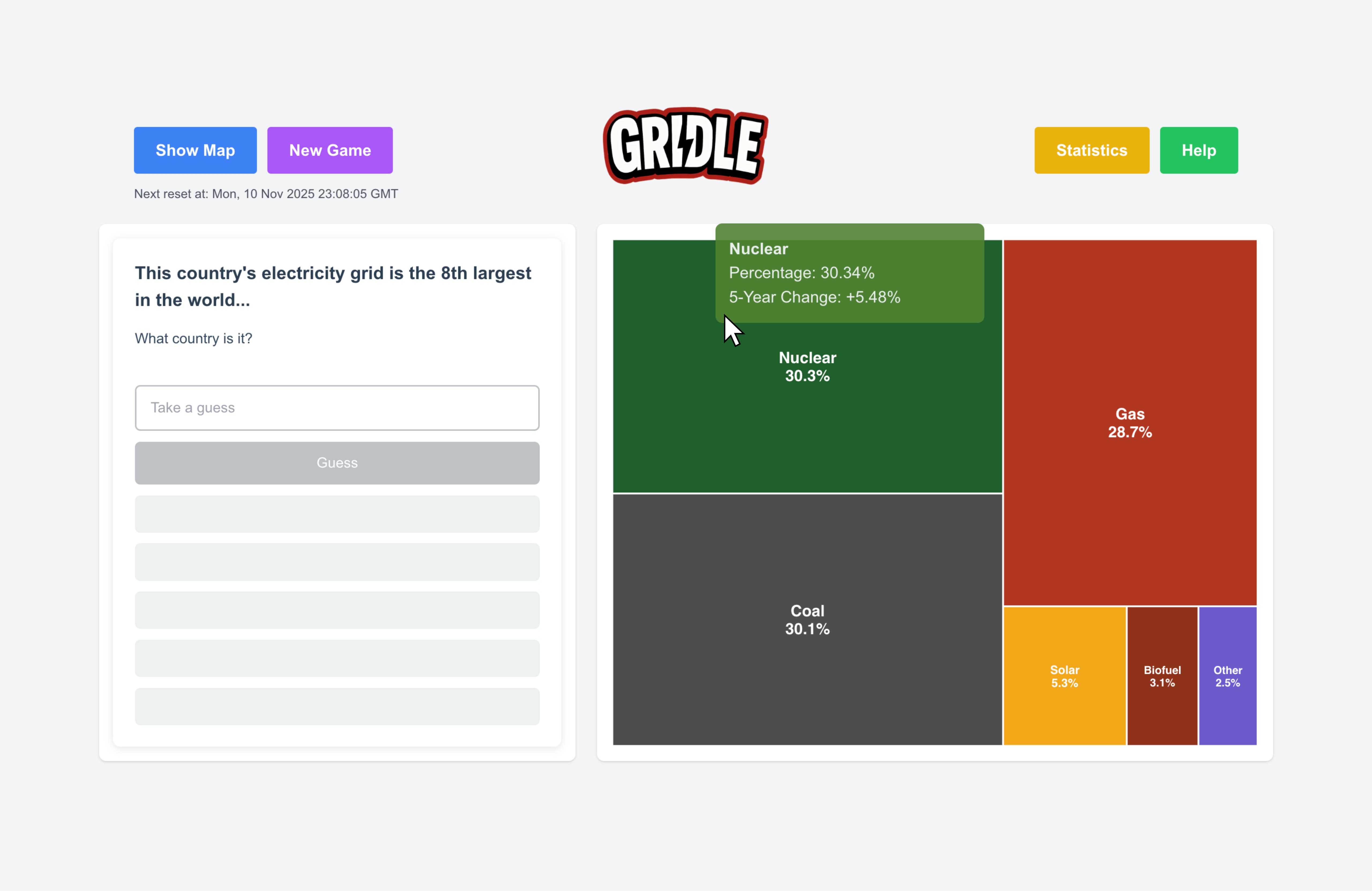 Gridle Web Game Project